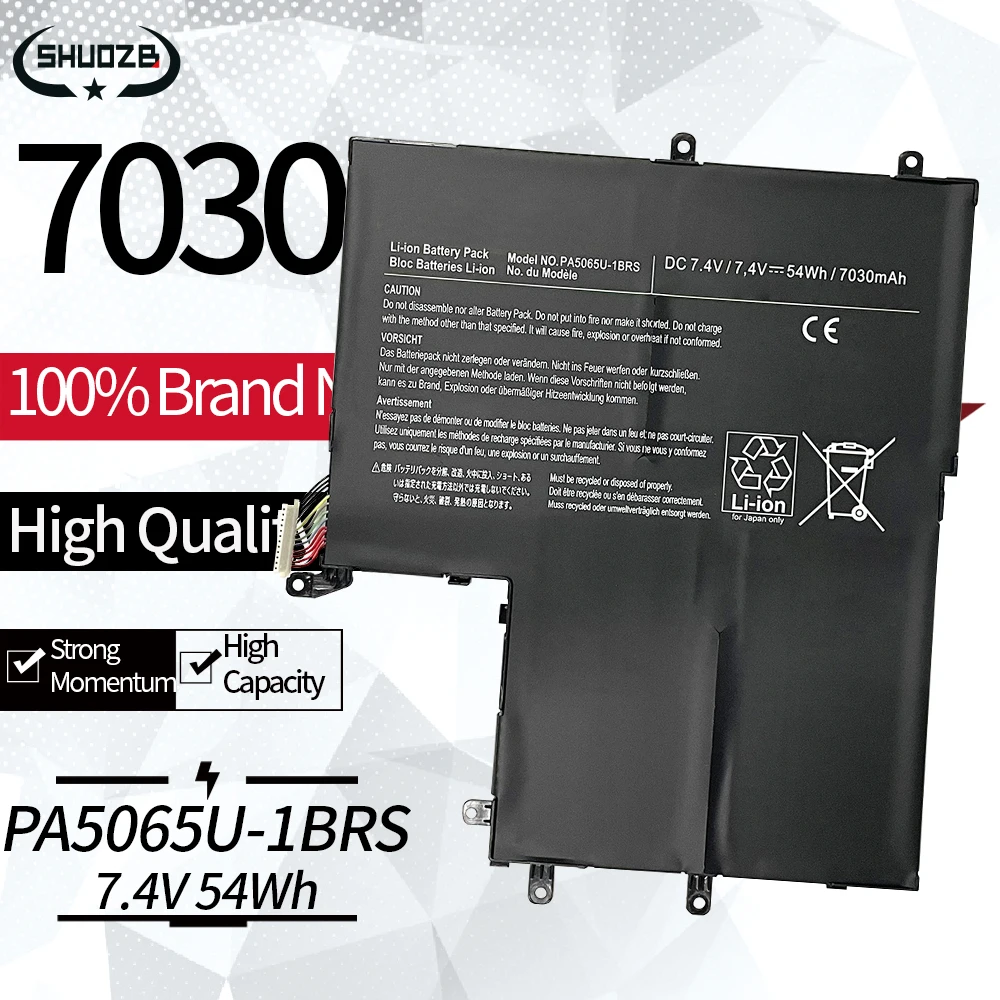 

Новый аккумулятор для ноутбука Toshiba Satellite U840W U845W PA5065U-1BRS PA5065U 7,4 V 54Wh 7030mAh SHUOZB
