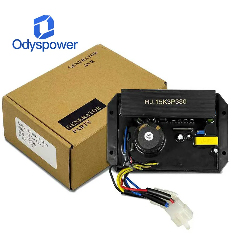 HJ.15K3P380 AVR 3상 8선 자동 전압 조정기 10KW 15KW 휴대용 발전기 예비 부품