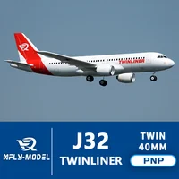 XFly twin 40mm EDF J32 Twinliner 4S Electric Ducted Model Aircraft Plane 1