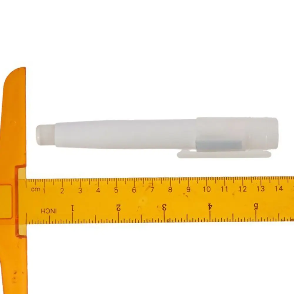 흰색 가정용 조정 가능한 초크 거치대 쓰기 플라스틱 칠판 초크 클립, 2 개