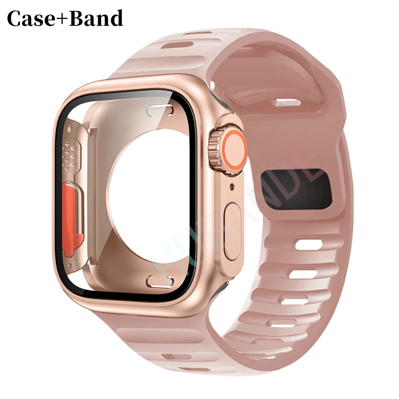 Ultra Silicone Strap and Protective Case with Screen Guard