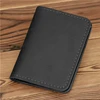 Wallet Stylish Men's Card Bag Leather Simple Small Ultra-thin Mini Credit Card Bank ID Cards Holder Multi-purpose Wallets 1