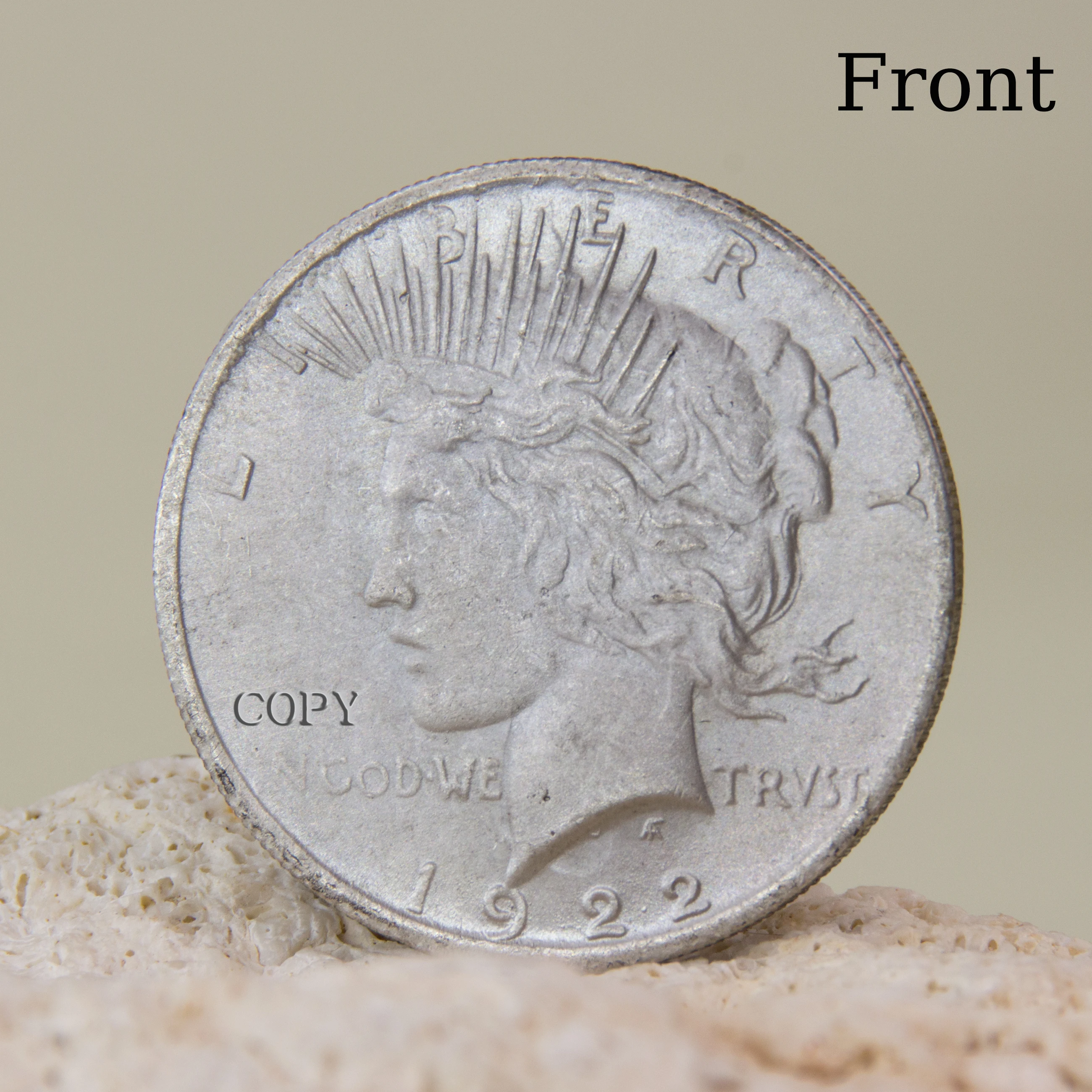 1922 미국 여신 양면 머리 긁힌 기념 동전 다크 나이트 양면 매직 소품 구리 동전 - AliExpress