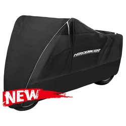 All - Season Waterproof UV - Protective Motorcycle Cover - 4XL  2301 - 2600mm (MCZ002 Black)