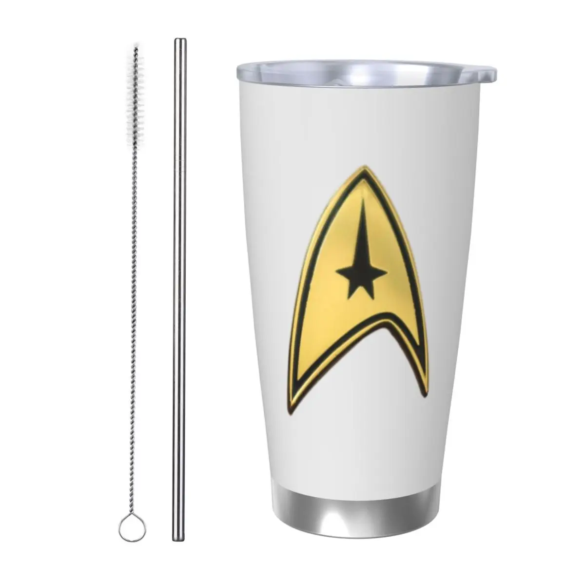 Star Trek Stainless Steel Vacuum Insulated Tumbler with Straw, 20oz