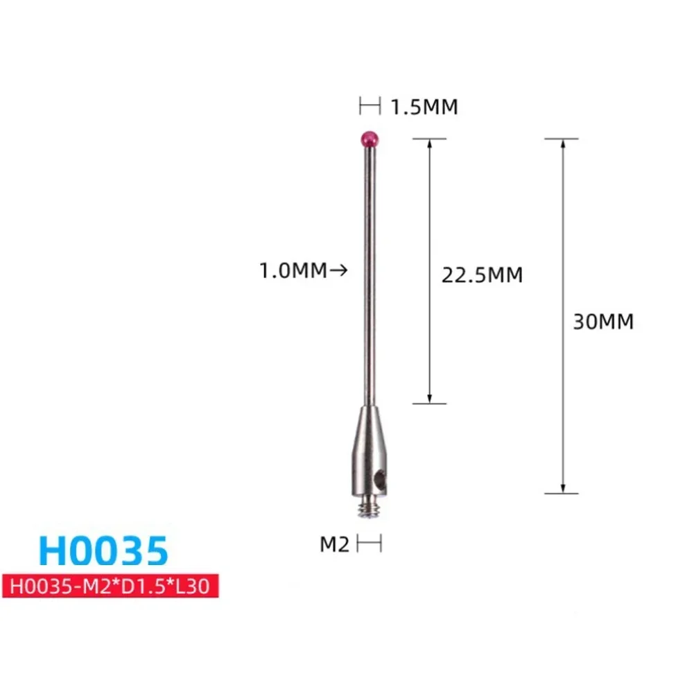 M2 볼 Cmm 스타일러스 스레드 CNC 측정 프로브, 스타일러스 포인트 접촉 H7805/H1345/H7806/H0033/H7808/H8663/H0034/H0035 CMM 프로브