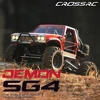 CROSS RC DEMON SG4 4WD 4X4 KIT/RTR Hard Shell 1/10 RC Electric Remote Control Model Car Crawler Adult Children's Toys 1