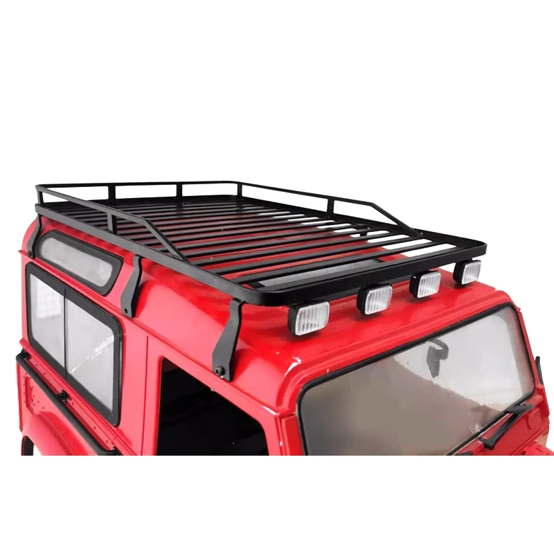

RC4WD G2 Gelande ii Defender D90 Body Metal Luggage Rack with Spotlights
