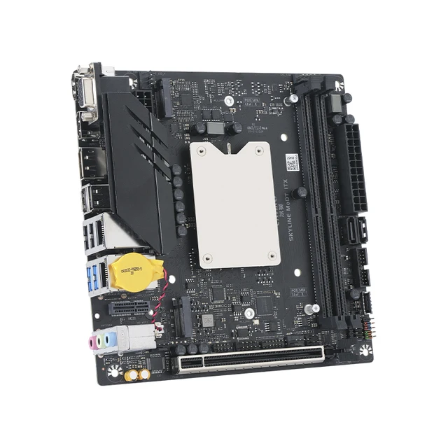 DIY Gaming Computer ERYING M-ITX DIY Desktop Motherboard avec CPU Core Interposer Kit i9 12900Ian 14C20T DDR4 pc gamer 3
