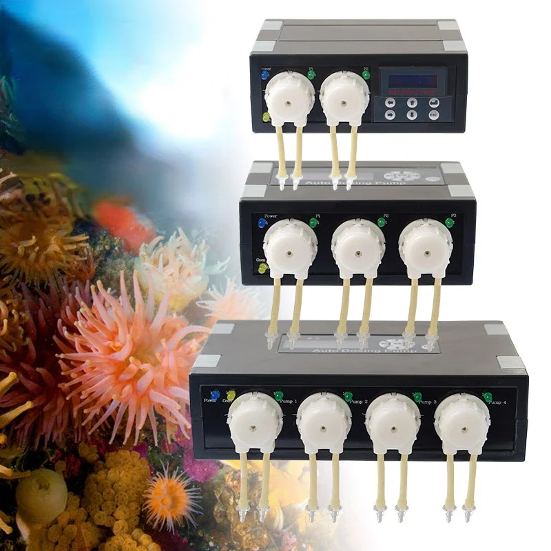 

Jebao Water Pump Filter Programmable Auto Dosing Pump 4-Channel Peristaltic Metering Liquid Pumps Lab Analytic Liquids Motor