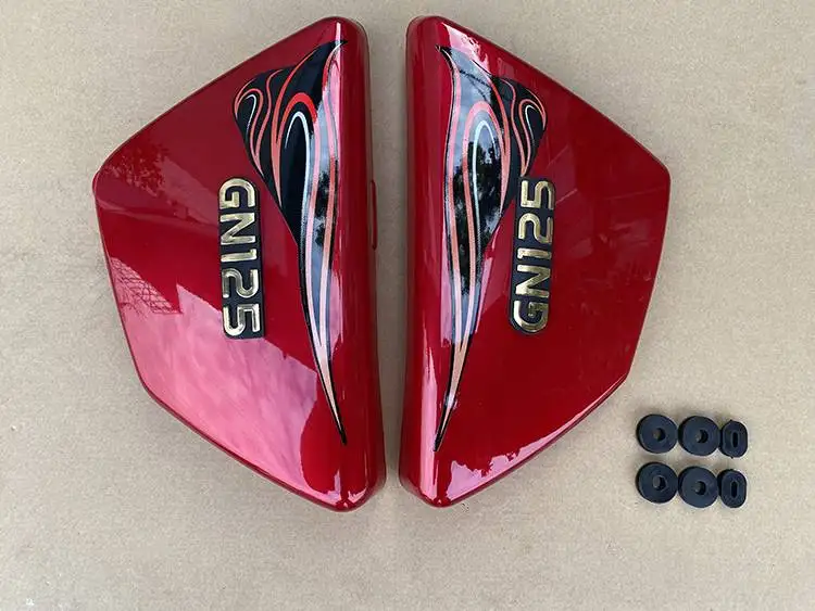 Motorcycle Side Covers Kit of Battery/Tool Protect Panel for