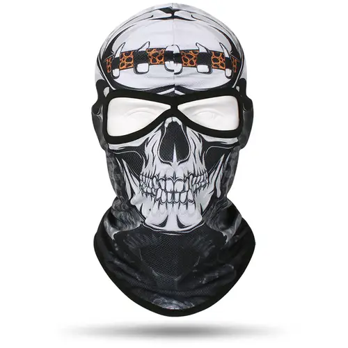 Ski Mask 2 Hole Windproof Balaclava Skull Full Face Mask Men Women Head Neck Warmer Face Cover Motorcycle Cycling Biker Hood Cap - Image 10