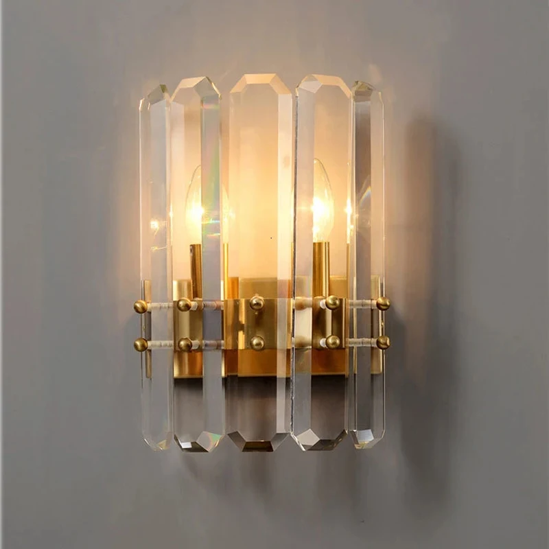 

Светодиодная лампа со стразами, светодиодсветильник лампа, настенная лампа, светильник бра для спальни, коридора