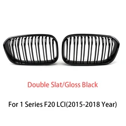 Gloss Matte Black Racing Radiator Mesh Grill with M Color Carbon Print (Dual Gloss Black)