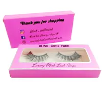 Wholesale Paper Lash Boxes Packaging Box Bulk Custom 3D Mink Lashes Boxes Packaging With Logo Makeup Set Eyelashes Case Pack 2