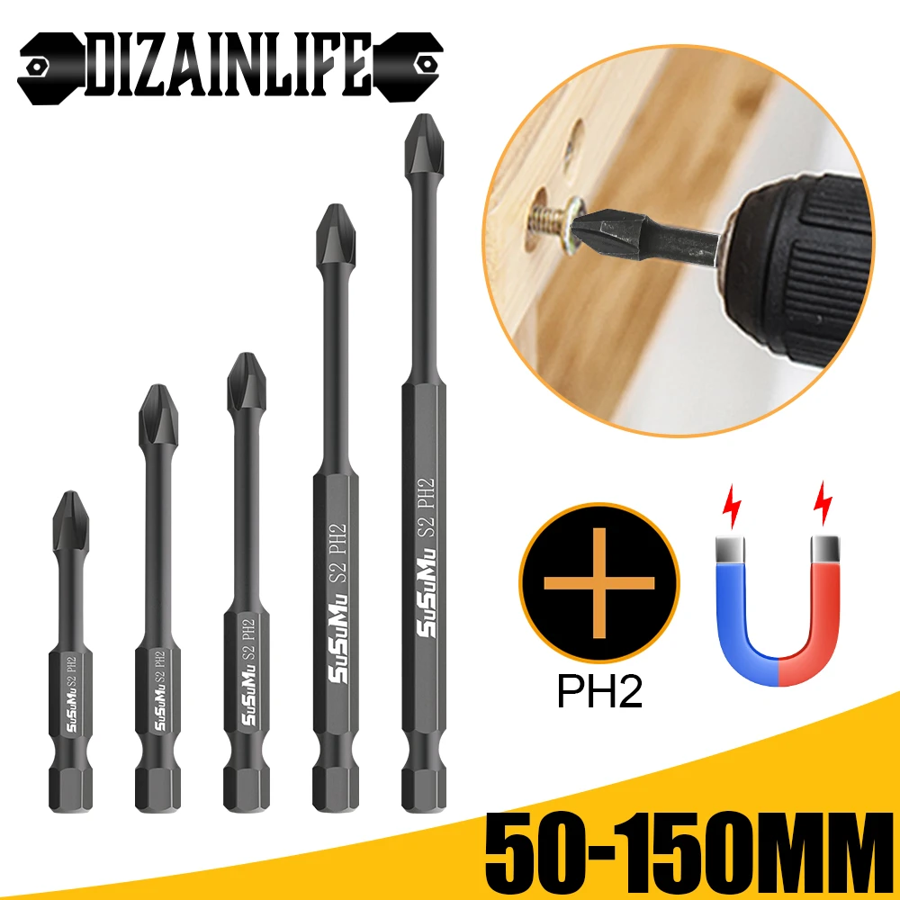 Strong Batch Head Cross Hardness Hand Drill Bit Impact Screw