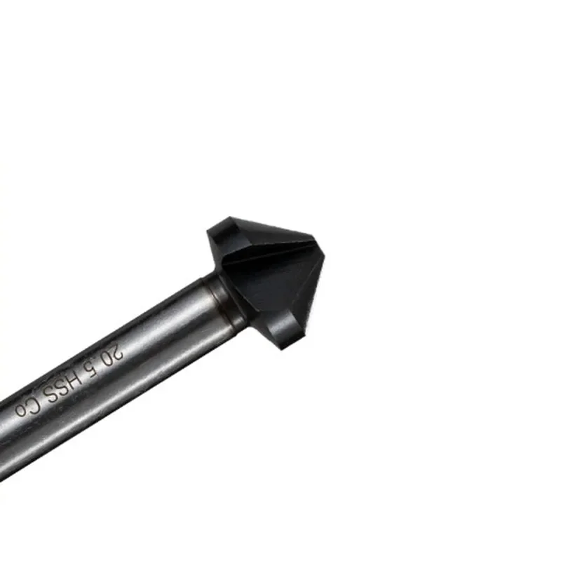 Cobalt Countersink Drill Bit 6.3-40mm 3 Flutes 90 Degree Deburring Chamfer Cutter Tool for Iron Aluminum Stainless Steel Metal
