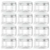 50pcs/set 20g 30g 50g 100g 120g 150g Plastic Jar with Lids Screw Tin Clear Container Empty Cosmetic Cream Powder Pot Makeup Box 1