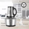 LAC Electric Food Rapid Processing Machine Multifunctional Stainless Steel 2l Easy-To-Clean Household Meat Grinder With Handle 2