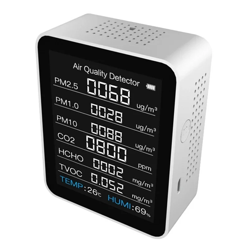 

Air In Meter 1 Temperature Quality Multifunctional Instrument Humidity Gas Detector 8
