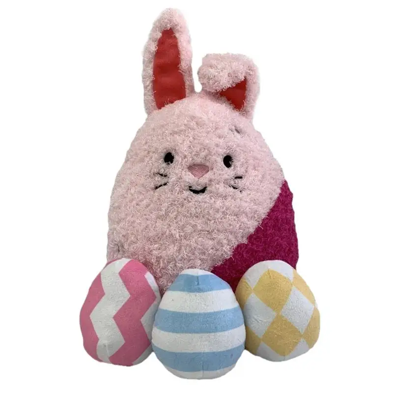 

Пасхальный кролик, плюшевый мультяшный кролик, мягкая игрушка с пасхальными яйцами, мягкая кукла, праздничный подарок, декоративная подушка, 30 см, плюшевая игрушка для кровати