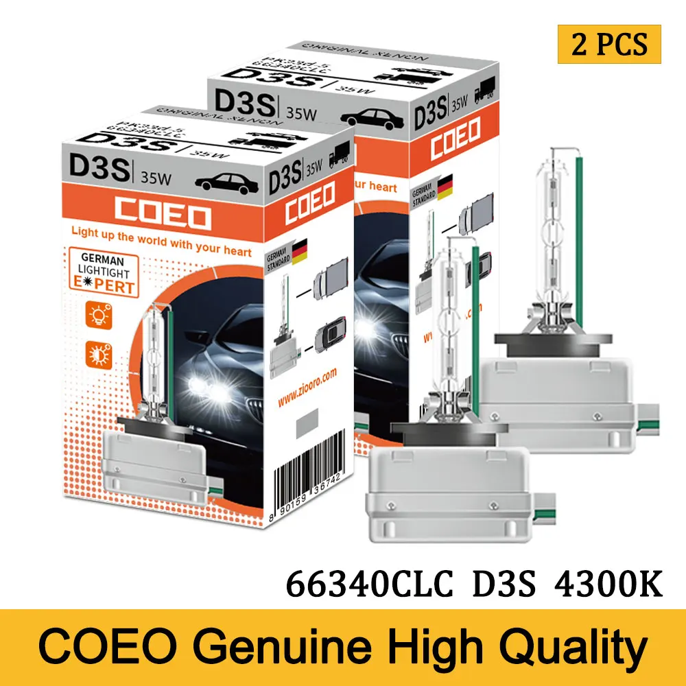 Фото D1S D2S D3S D4S Xenon для OSRAM 66140 66240 66340 66440 CLC HID оригинальная стандартная фотолампа 4200K, 2 шт. №3