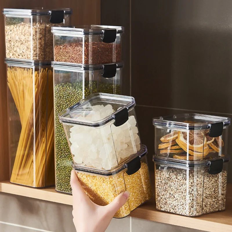 1PC Airtight Food Storage Containers with Lids, Large Pantry Organization  and Storage for Bulk Food Dry Food Cereal, Plastic Food Storage Containers