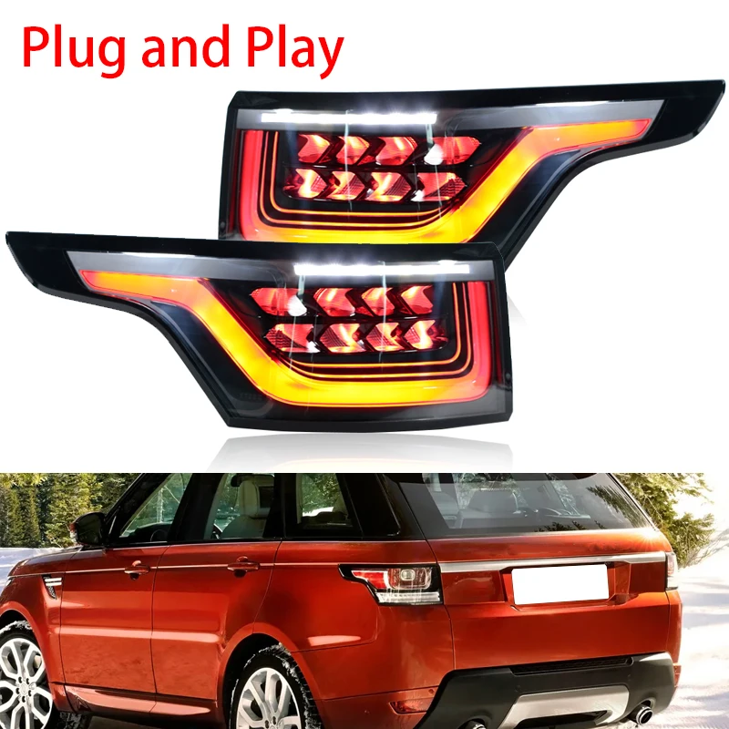 New Upgraded LED Rear Tail Light For Land Rover Range Rover Sport 2014 ...