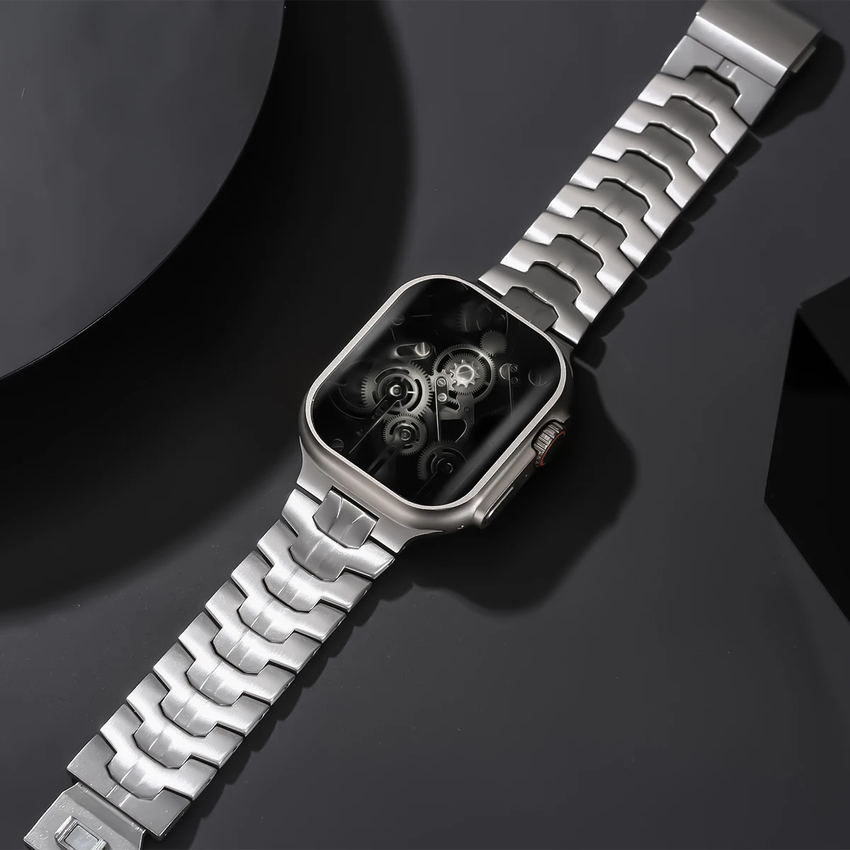 Titanium Color Stainless Steel Strap - Ultra 4 Metal Band