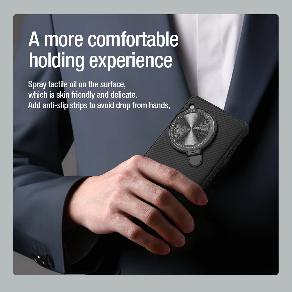 For OnePlus 12 Magsafe Case Nillkin CamShield Prop Magnetic Case With Foldable Protection Lens Stand Cover For One Plus 12 Case