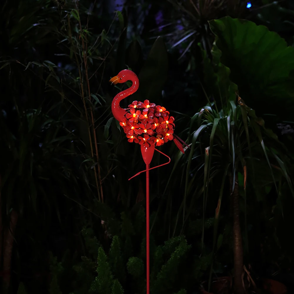 Tanie Flamingo Garden lampa słoneczna IP65 wodoodporny ciepły biały ogród LED sklep