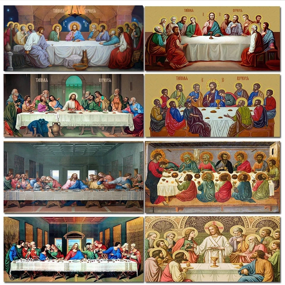 Diamond Painting Kits for Adults, The Last Supper Full Drill 5D