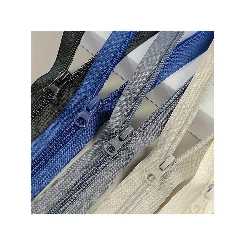 10 Stück 5 # Nylon-Reißverschluss, selbstsichernder Einzelschieber, verschiedene Größen, geeignet für Nähzubehör von Taschen, Kleidung und Taschen – Detail 3