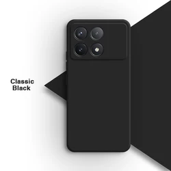 Matte Soft Candy Liquid Silicone Back Cover Case for Redmi K50 Gaming (Classic Black)