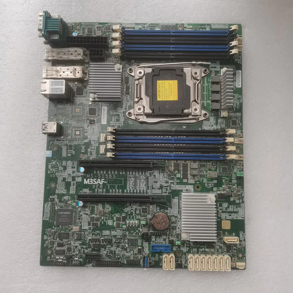 Server Motherboard For MSI MS-S1561 DDR4 Suppy E5-2600 V3 V4 C612 Fully Tested Good Quality 4 Server Motherboard For MSI MS-S1561 DDR4 Suppy E5-2600 V3 V4 C612 Fully Tested Good Quality - Image 2
