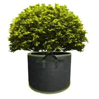 Vegetable/Flower/Plant Grow Bags 2/3/5/7/10 Gallon Thickened Non-Woven Grow Bags Aeration Fabric Pots with Handles Flower Pot 2