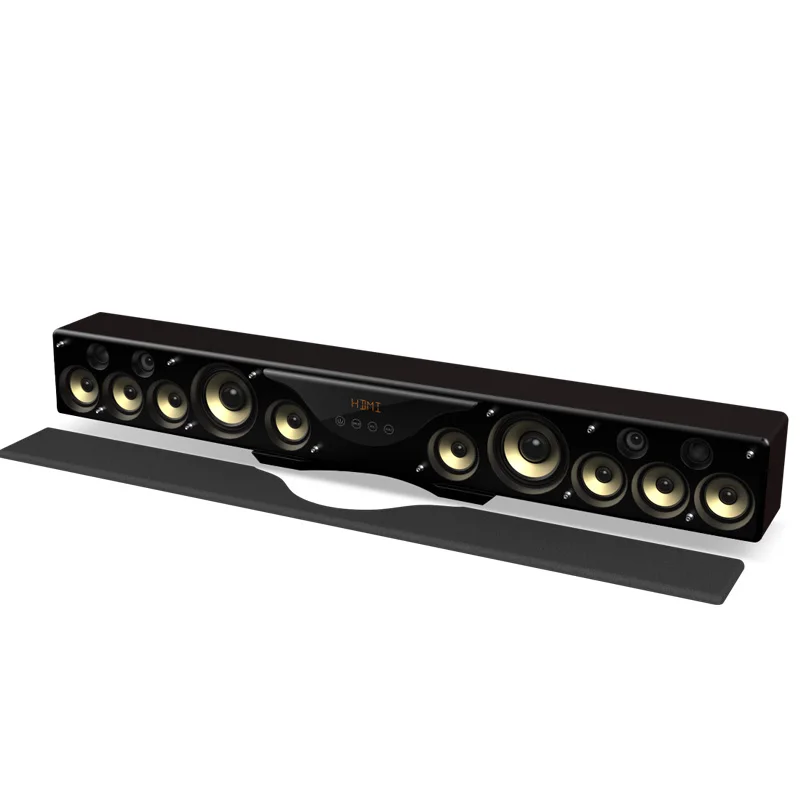 

High End Real Surround BT Optical Coaxial AUX 5.1ch WIFI Home Theater TV Wooden Soundbar