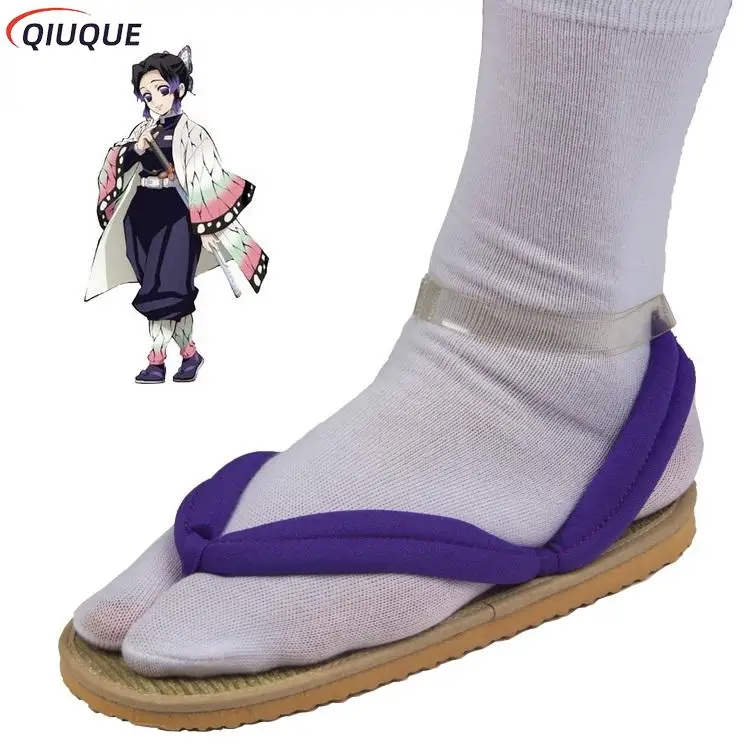 Adult / Kids Anime Kamado Nezuko Cosplay Clogs Kimono Flip-flops Geta Slippers Shoes cosplay shoes