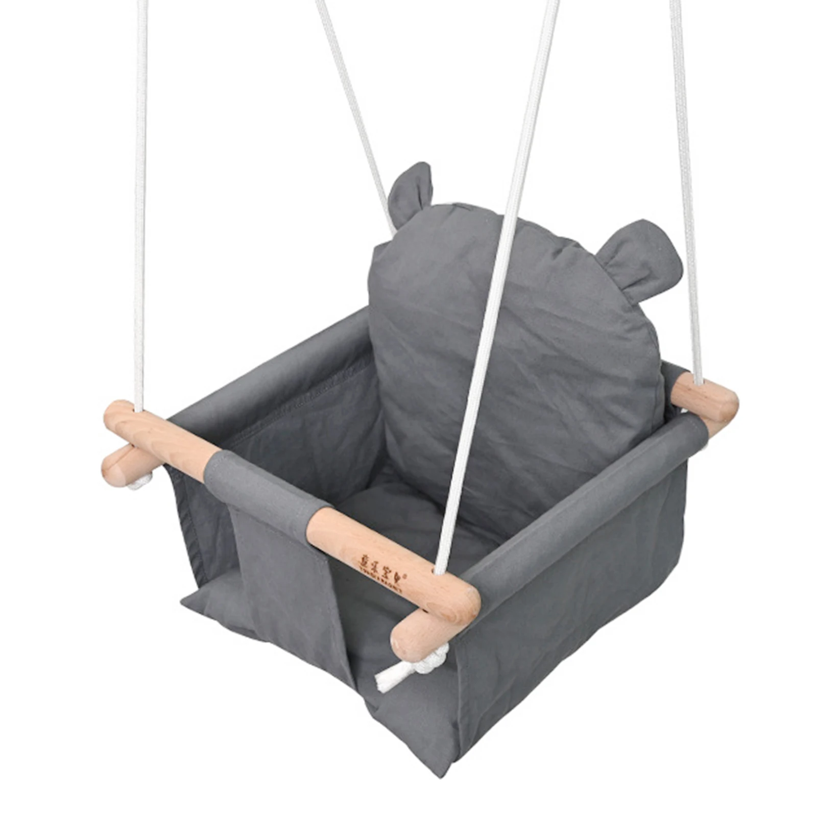 Full Bucket Toddler Swing Seat With Adjustable Chains For Kids Toddlers Swing Set For Kids Outdoors For Kids Hanging Seat Toys 6