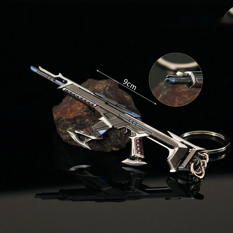 Llavero con minipistola Valorant Vandal de 9 cm, modelo XERØFANG Orion Kuronami Sentinels of Light Spectre, accesorio totalmente metálico, regalo