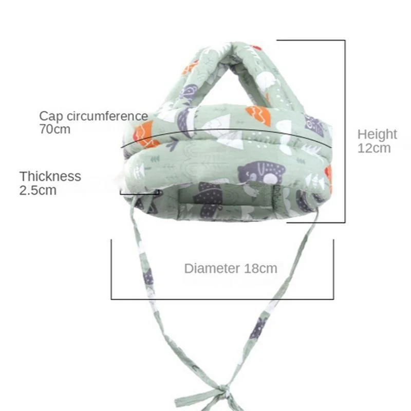 Baby Head Protection Adjustable Soft SafetyBaby Helmet Walk Safety Headguard360&deg;Protection head protection pillow