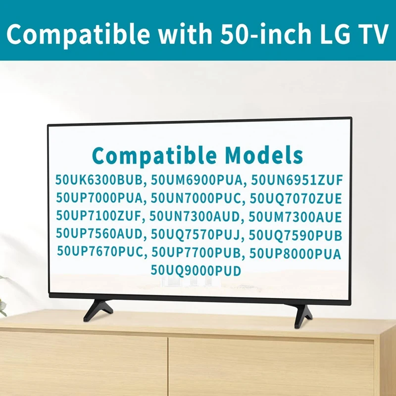 TV Stand For LG TV Legs Parts Stand Legs For LG 49 50 55Inch 50UM7300AUE 50UK6300BUB 50UK6500AUA With Screw tv stand table top tv stand rolling tv stand