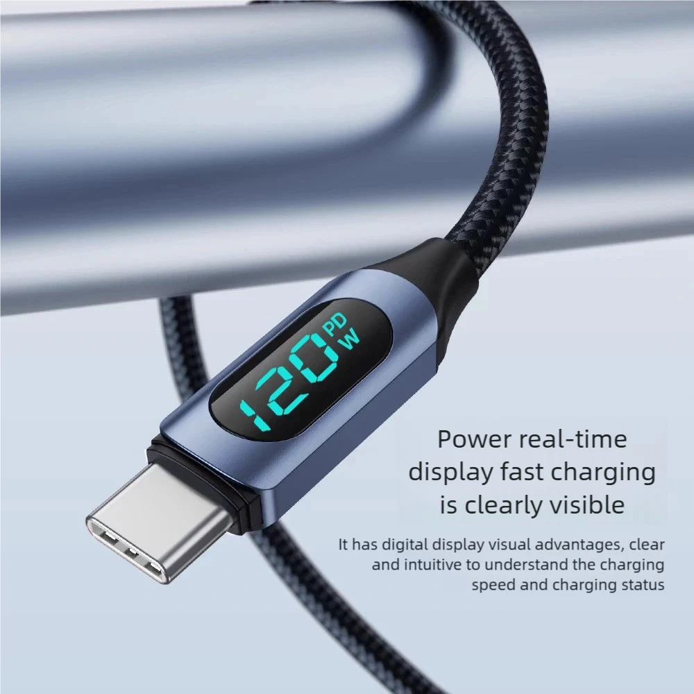 รูปสินค้า สายชาร์จ USB-C 100W สำหรับ MacBook iPad iPhone และอุปกรณ์ iOS