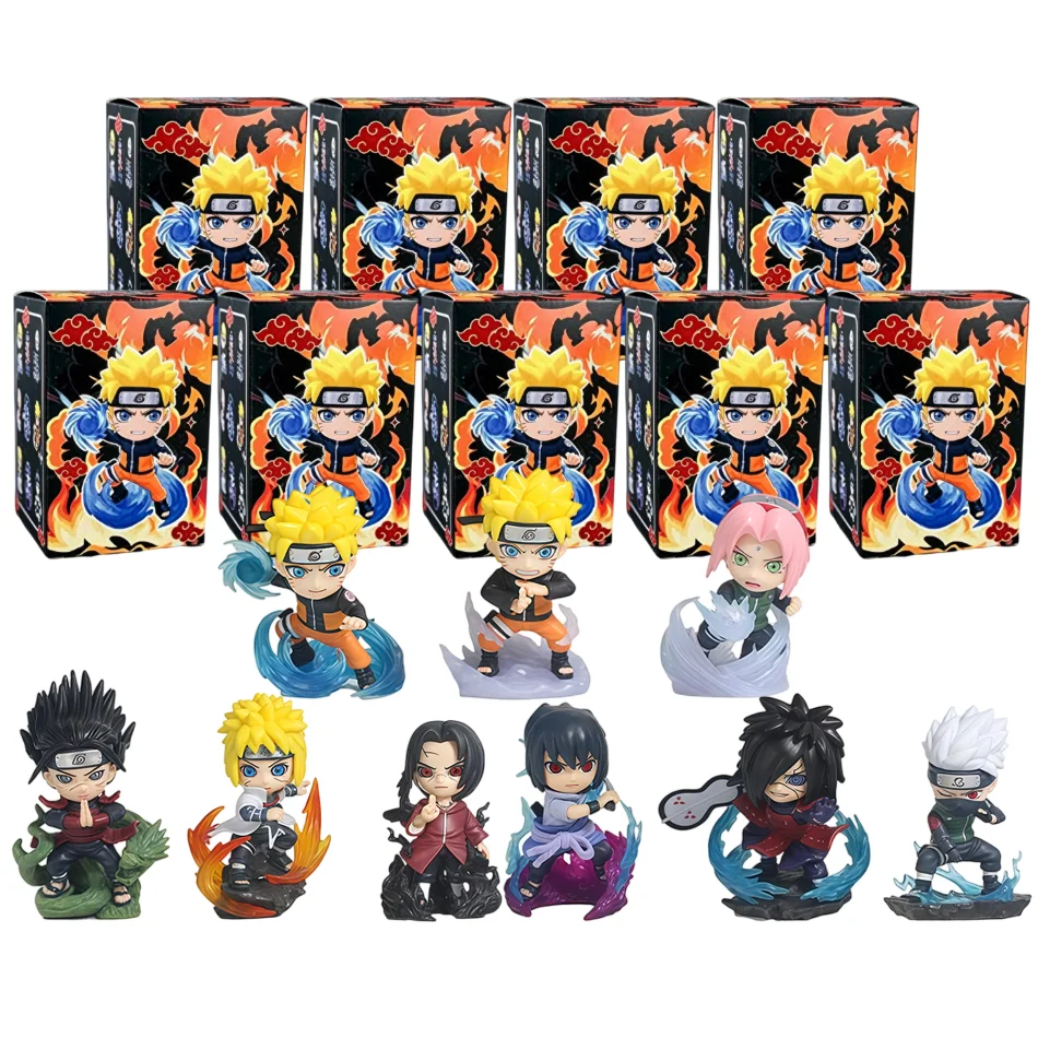 Bandai Naruto The Final Battle Series Blind Box Anime Figurines Collection