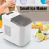 Portable Countertop Ice Maker 160W Full Automatic Edible 9 Ice Cubes in 8 Mins Durable ABS Ice Cube Maker for Home Bar Office 1