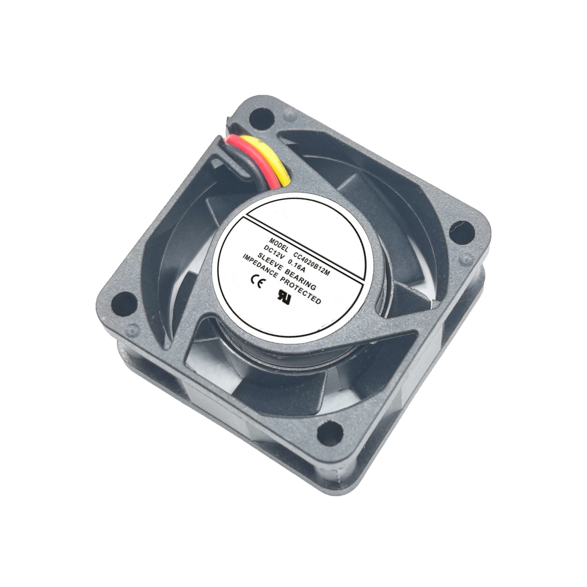 Cooling Fan CC4020B12M DC12V 0.16A 4cm 4020 40x20x20mm 3-Wire