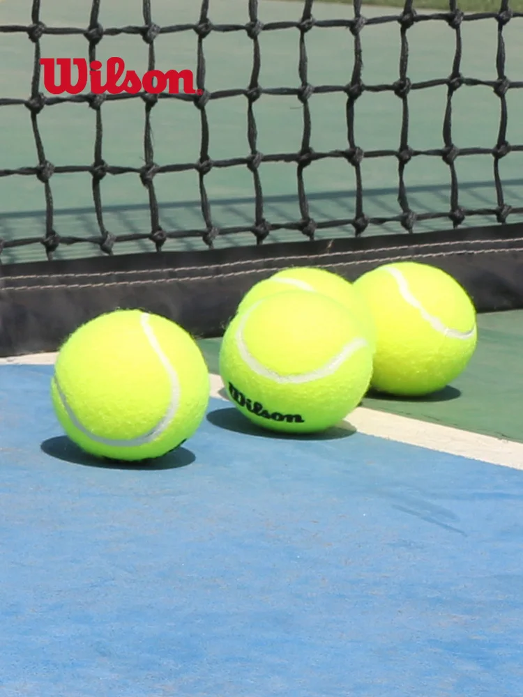 Tennis Balls 3/5/10pcs/lot Wilson Training Ball Game Tennis Ball Machine Resistant to Playing Non-Pressure Constant Pressure Tennis