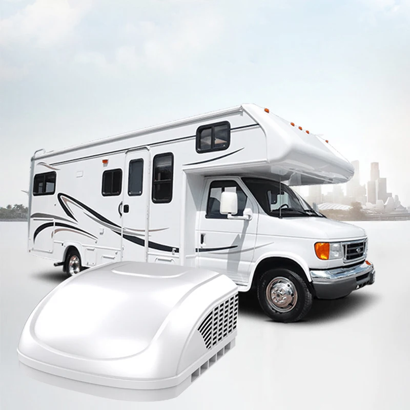 15700 BTU/H RV Roof Air Conditioner 115V/220V Large Range Refrigeration Electric Inverter Suitable for Camping RV Dining Car