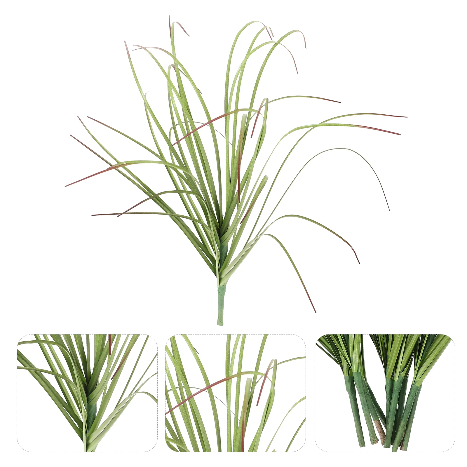 

12 Pcs Artificial Grass Shrub Plants Home Decor Model Creative Lifelike Fake Imitation Adornment Simulation Tool