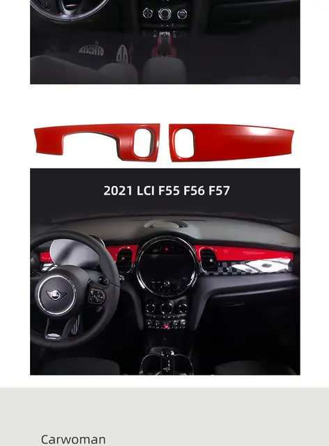 For Mini Cooper F55 F56 F57 2022 Lci Brand New Pc Material Plastic Cover  Classic Color Dashboard Trim Car Auto-accessories - Interior Mouldings -  AliExpress